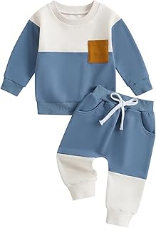 Toddler Boys' Color Block Outfit Set