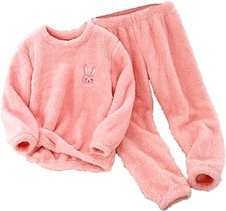 Pink Fleece Pajama Set