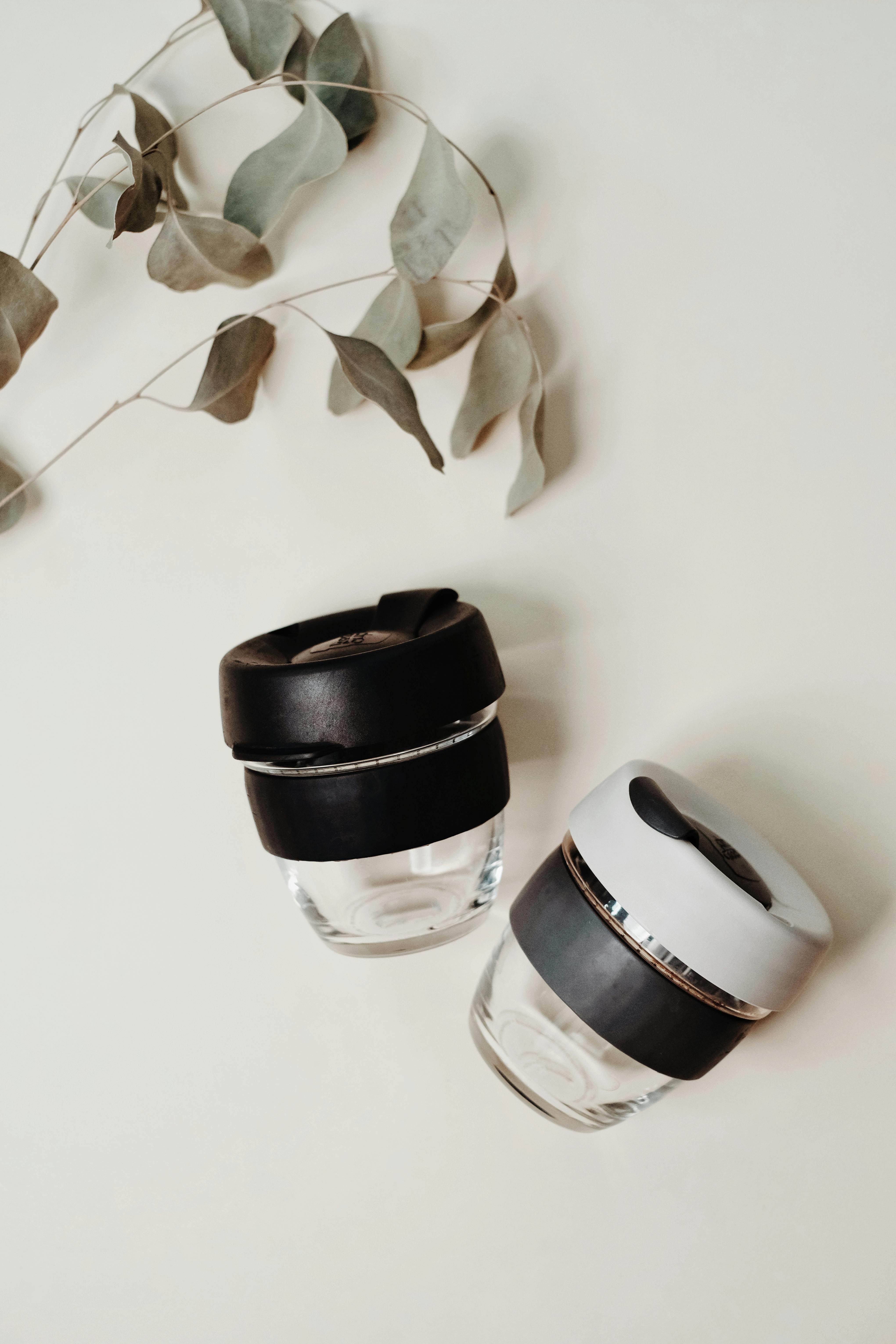 Reusable Glass Coffee Cups