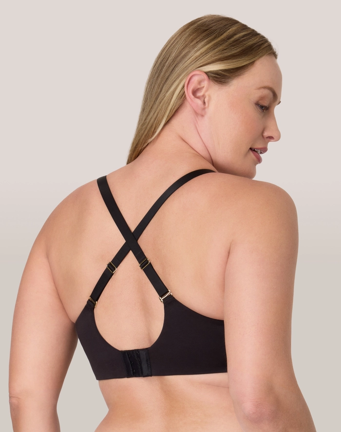 Black Back-Closure Bra