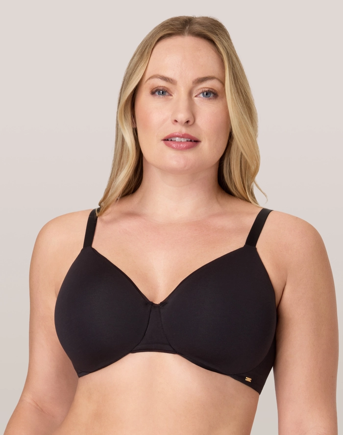 Black Back-Closure Bra