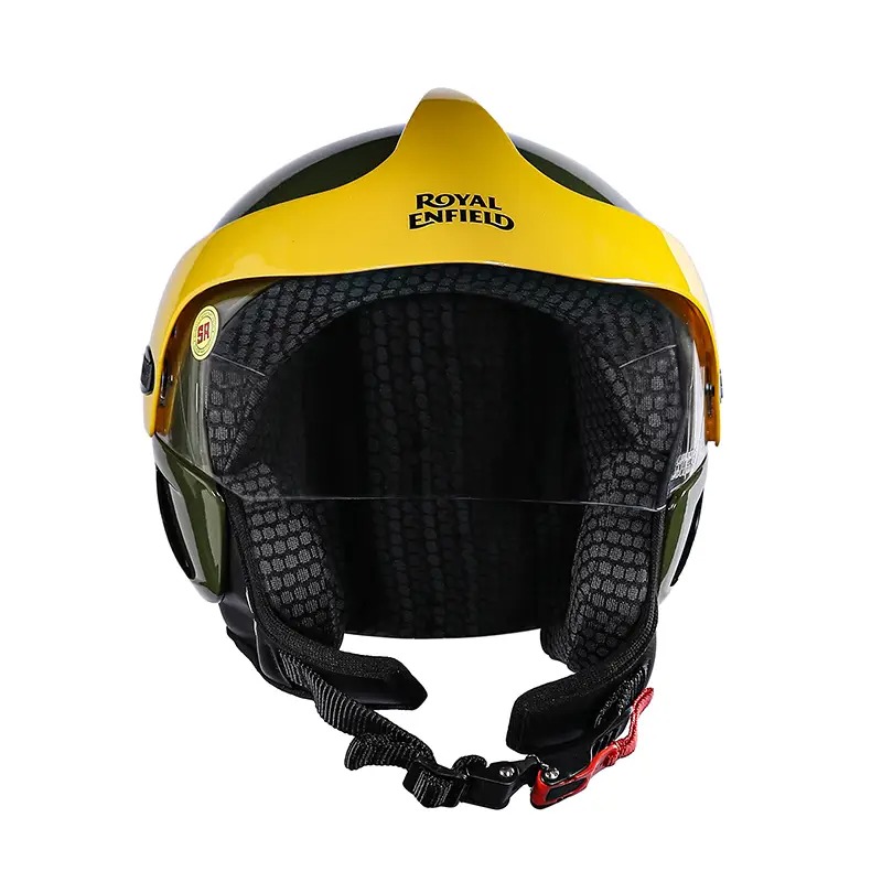 ROYAL ENFIELD SPARKY OPEN FACE MLG KIDS HELMET - OLIVE