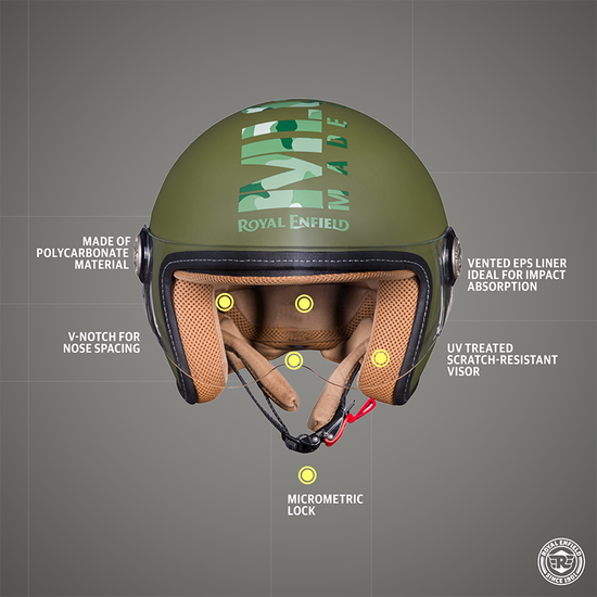 Anti-Microbial Motorcycle Helmet