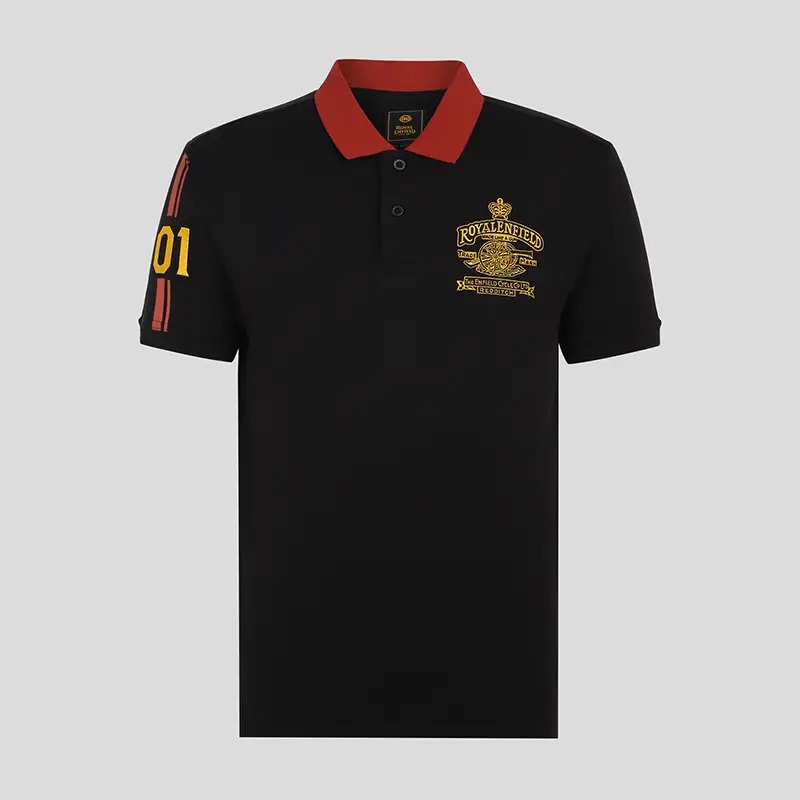 Royal Enfield Black Polo Shirt