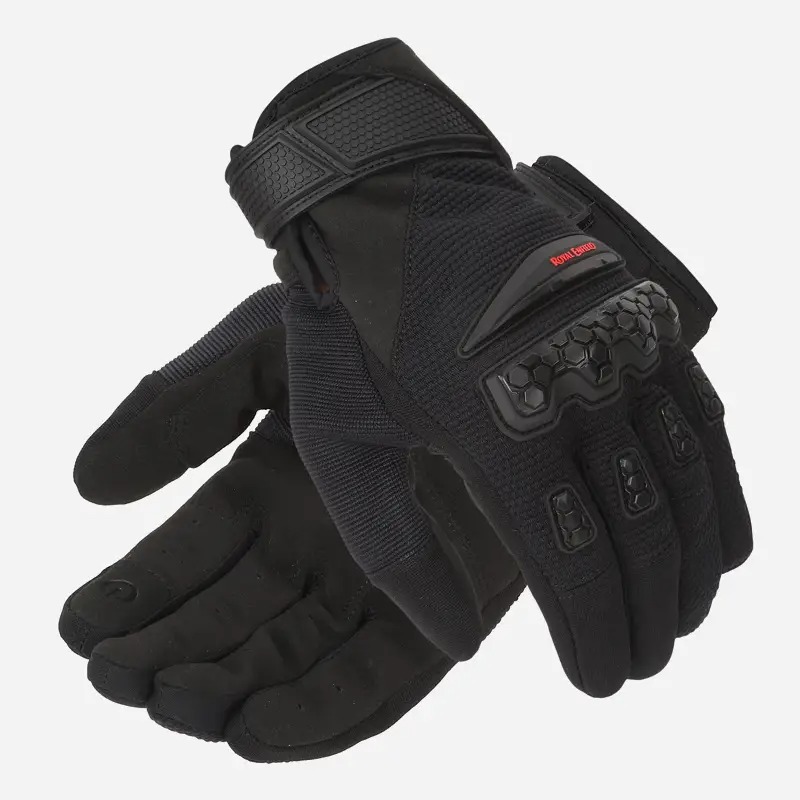 ROYAL ENFIELD URBAN HUSTLER V2 GLOVES - BLACK