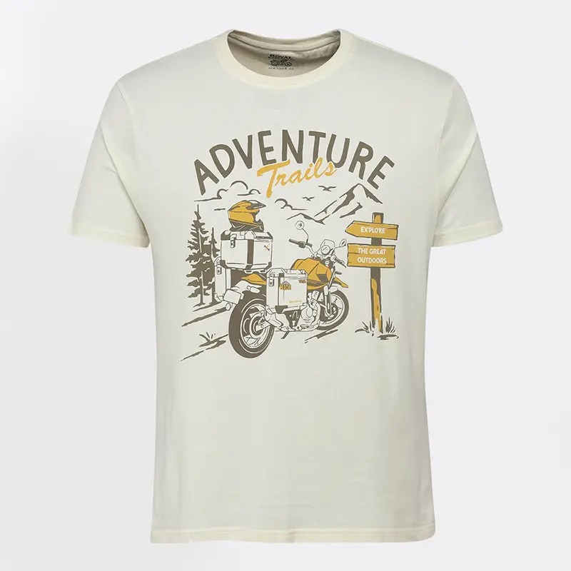 ADVENTURE TRAILS T-SHIRT - OFF-WHITE