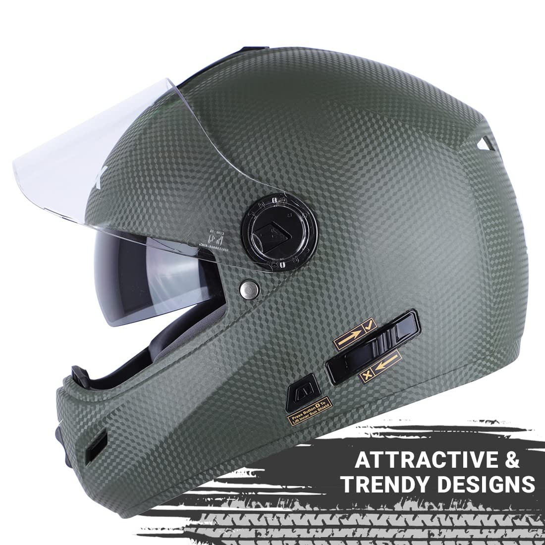 Cyborg ISI Certified Full Face Helmet