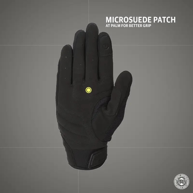 ROYAL ENFIELD URBAN HUSTLER V2 GLOVES - BLACK