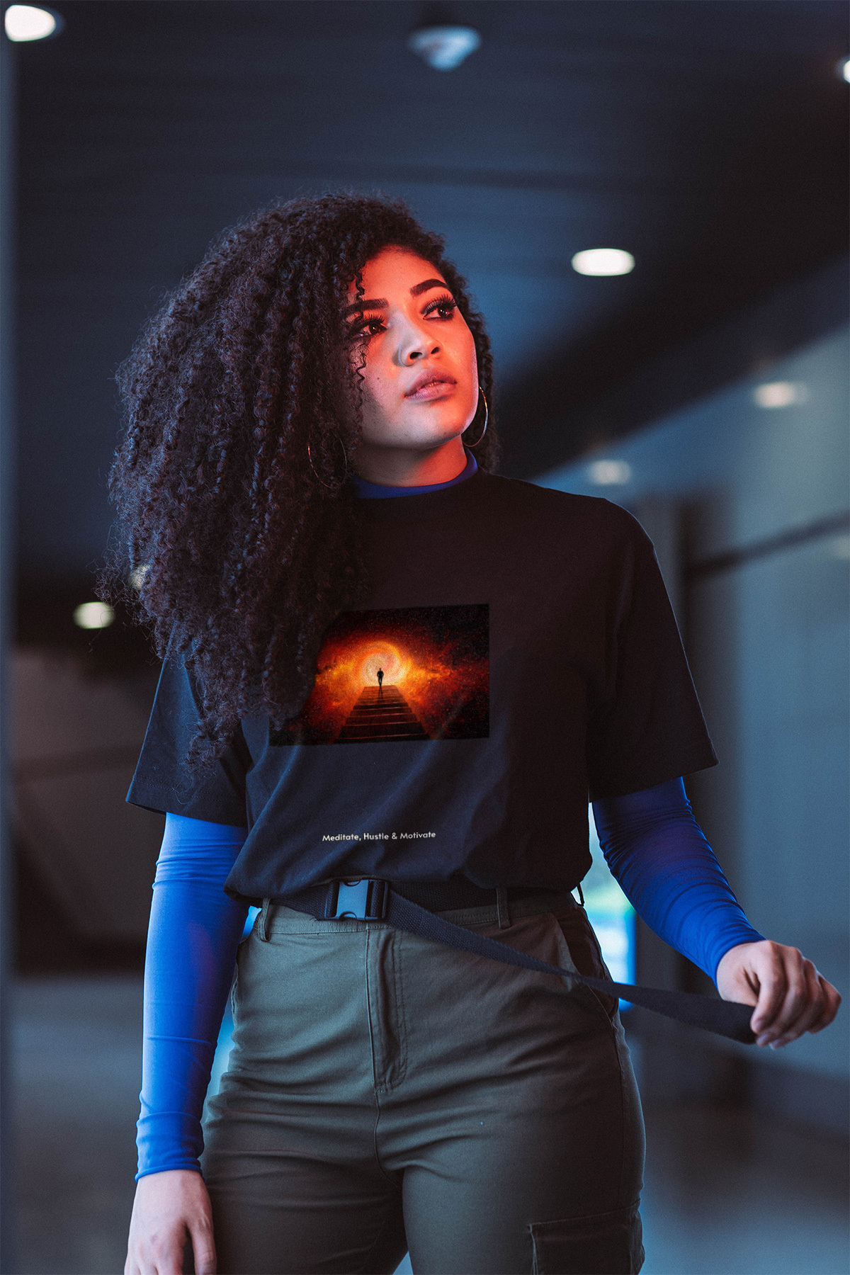 Cosmic Journey Graphic T-Shirt