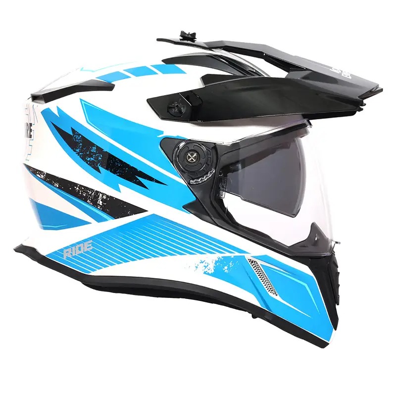 OPTIMUS DUAL SPORT HELMET - WHITE