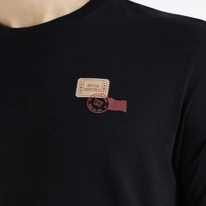 POSTCARDS T-SHIRT - BLACK