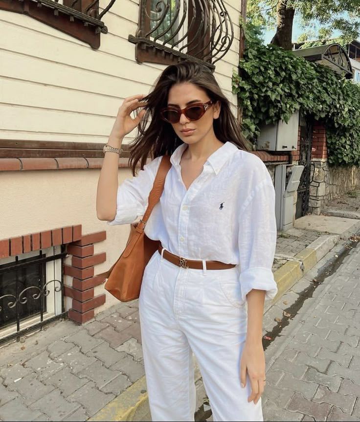 White Linen Shirt