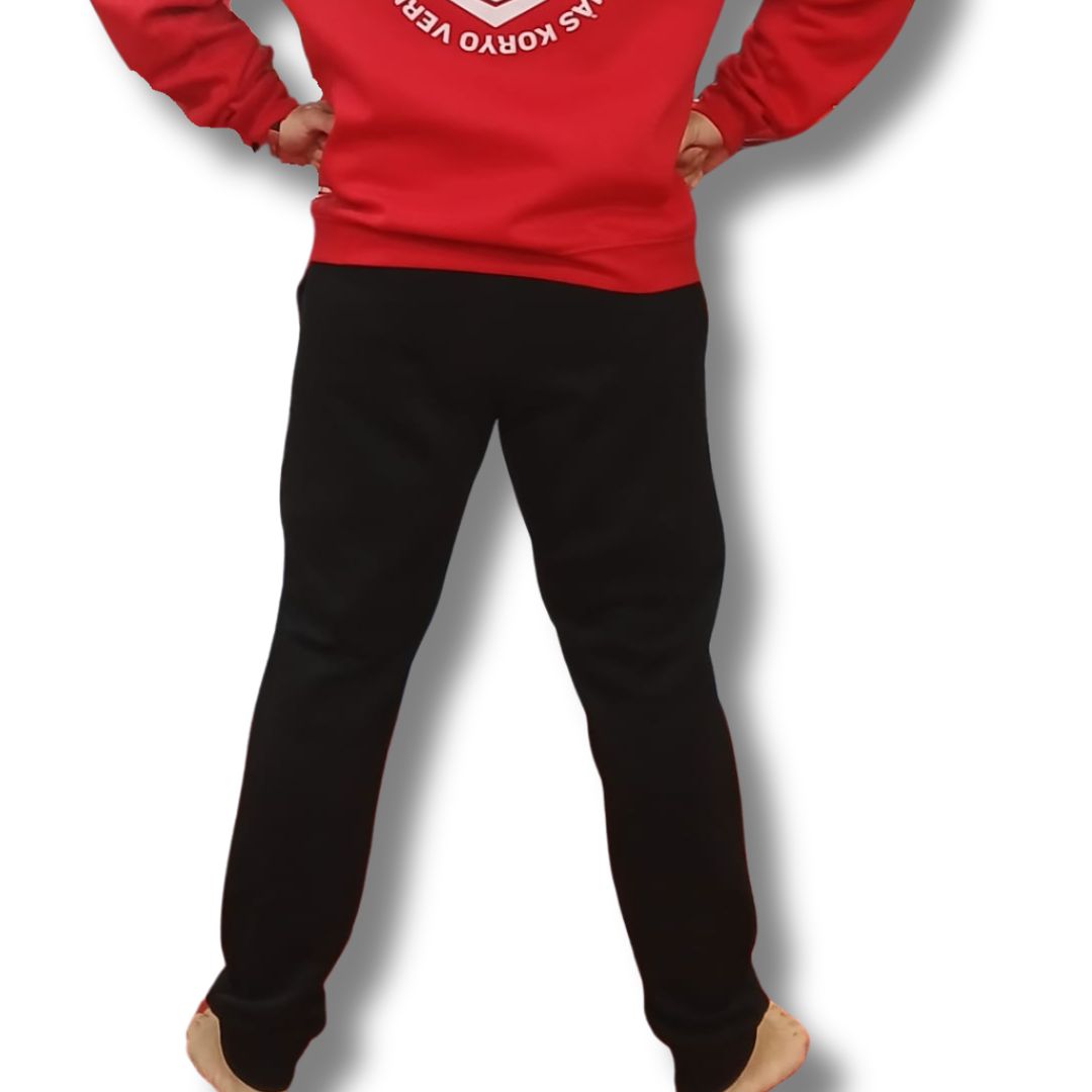 Pantalón Negro Largo Boxeo Logo