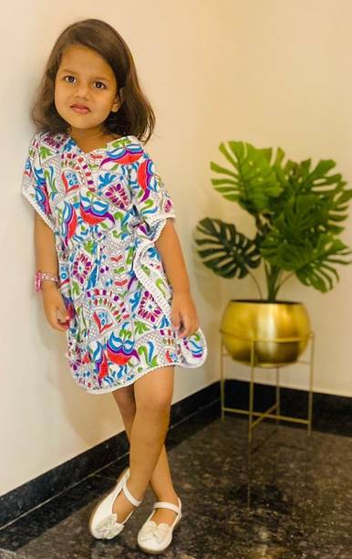 Colorful Kids’ Kaftan Dress