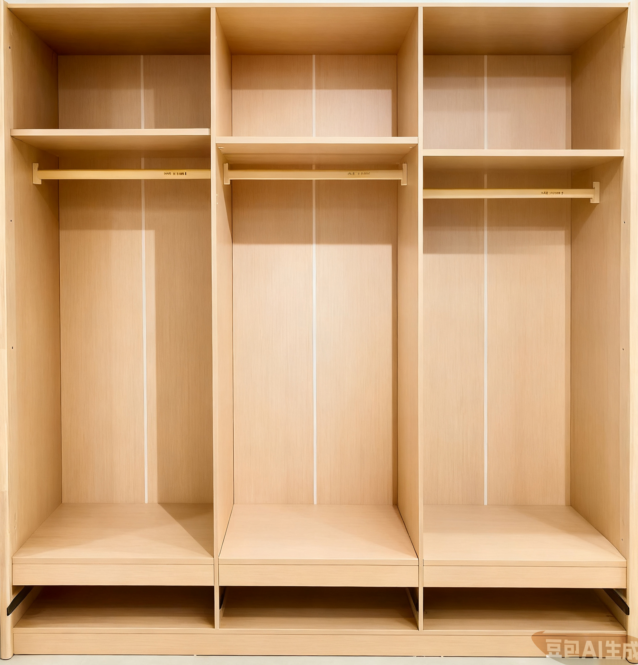 J3605#Six-door wardrobe