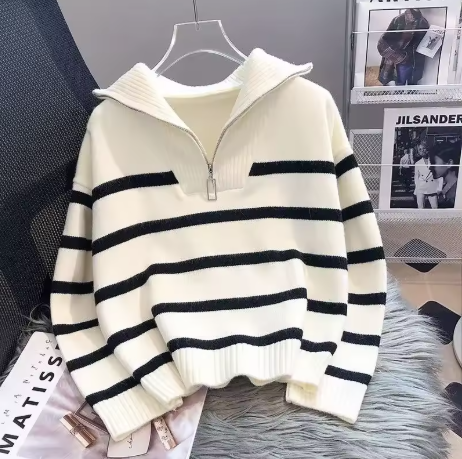 Striped Knit Sweater