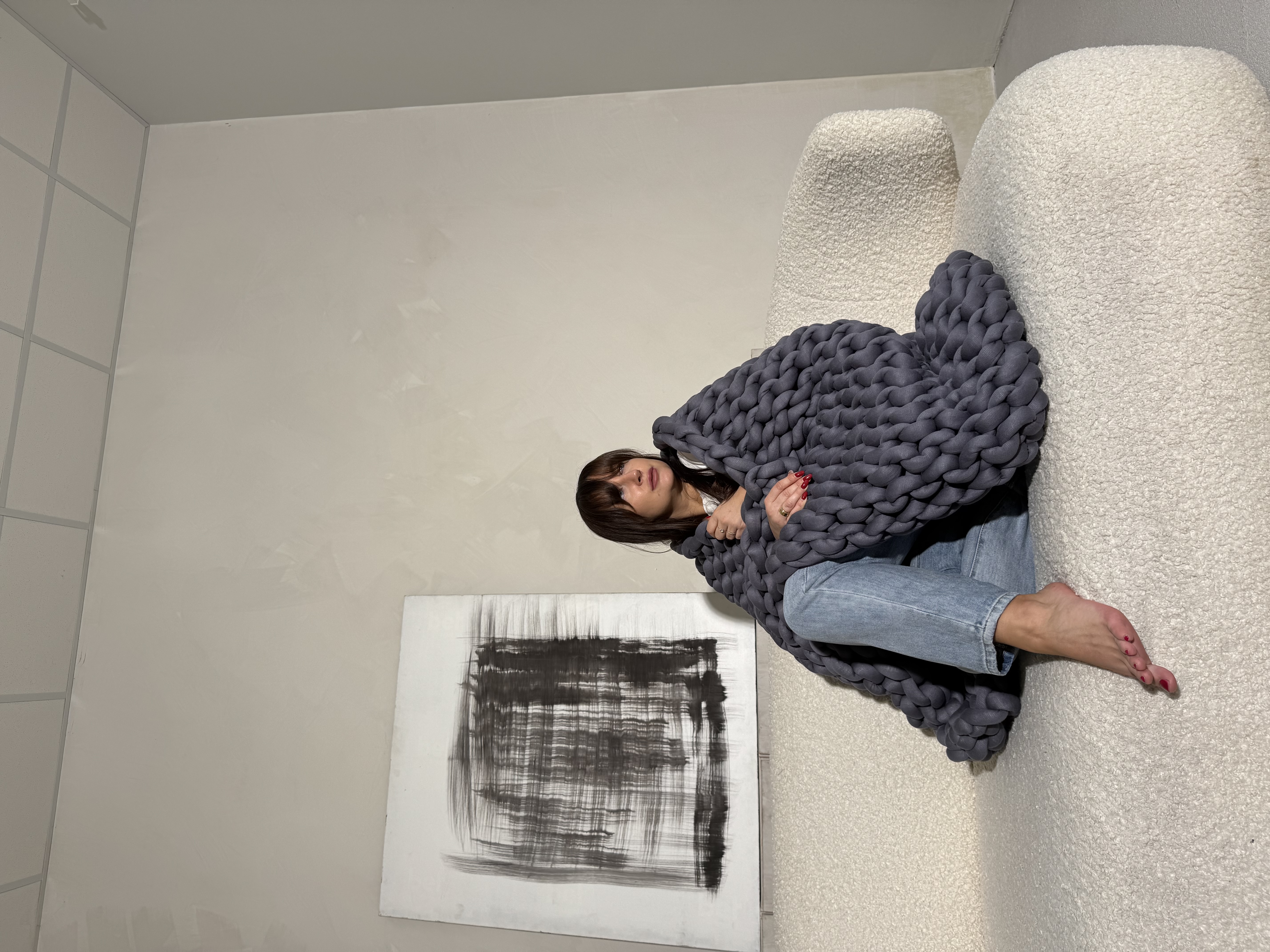 MEGZTAS RANKŲ DARBO MEDVILNĖS PLEDAS