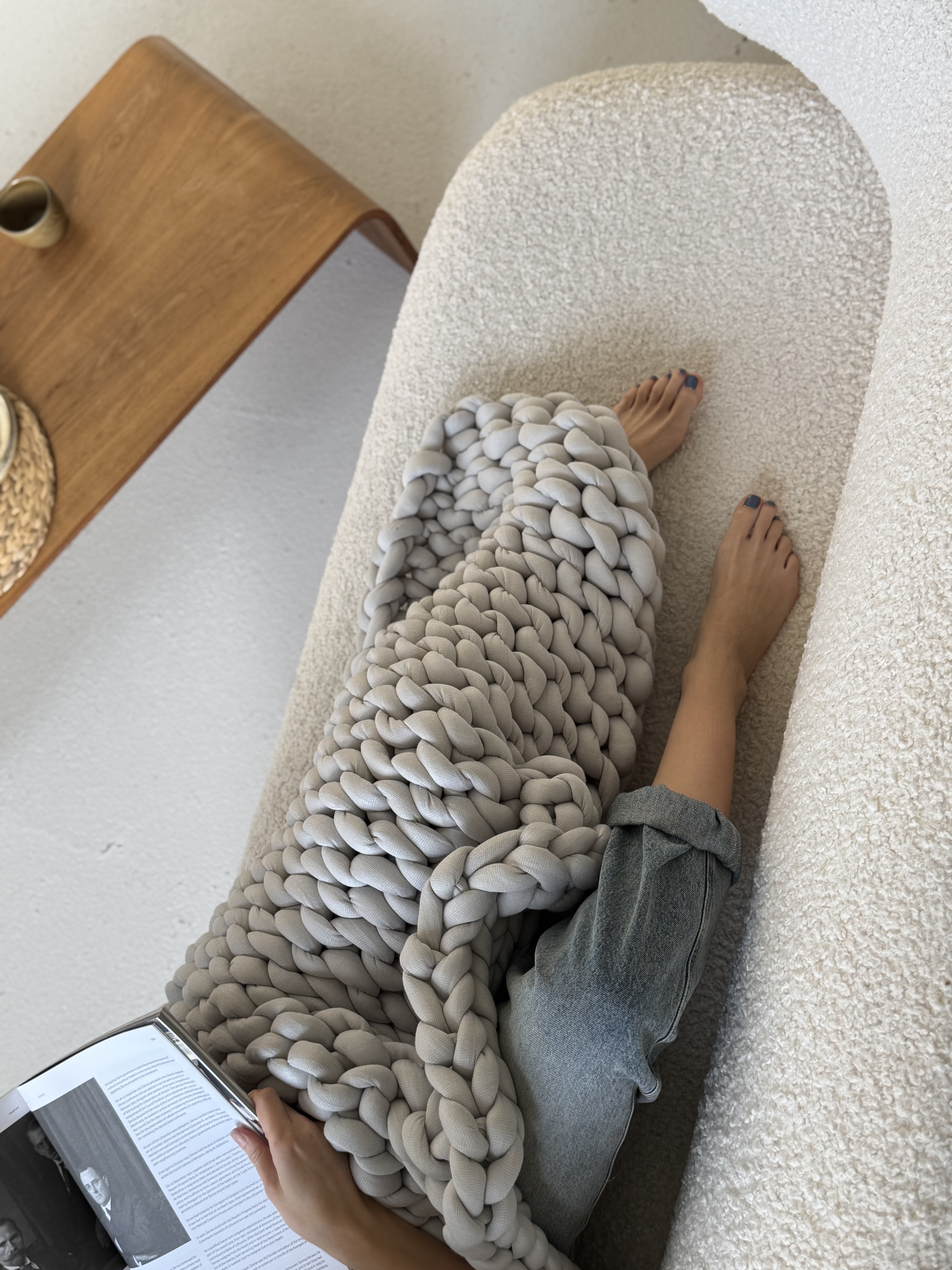 MEGZTAS RANKŲ DARBO MEDVILNĖS PLEDAS