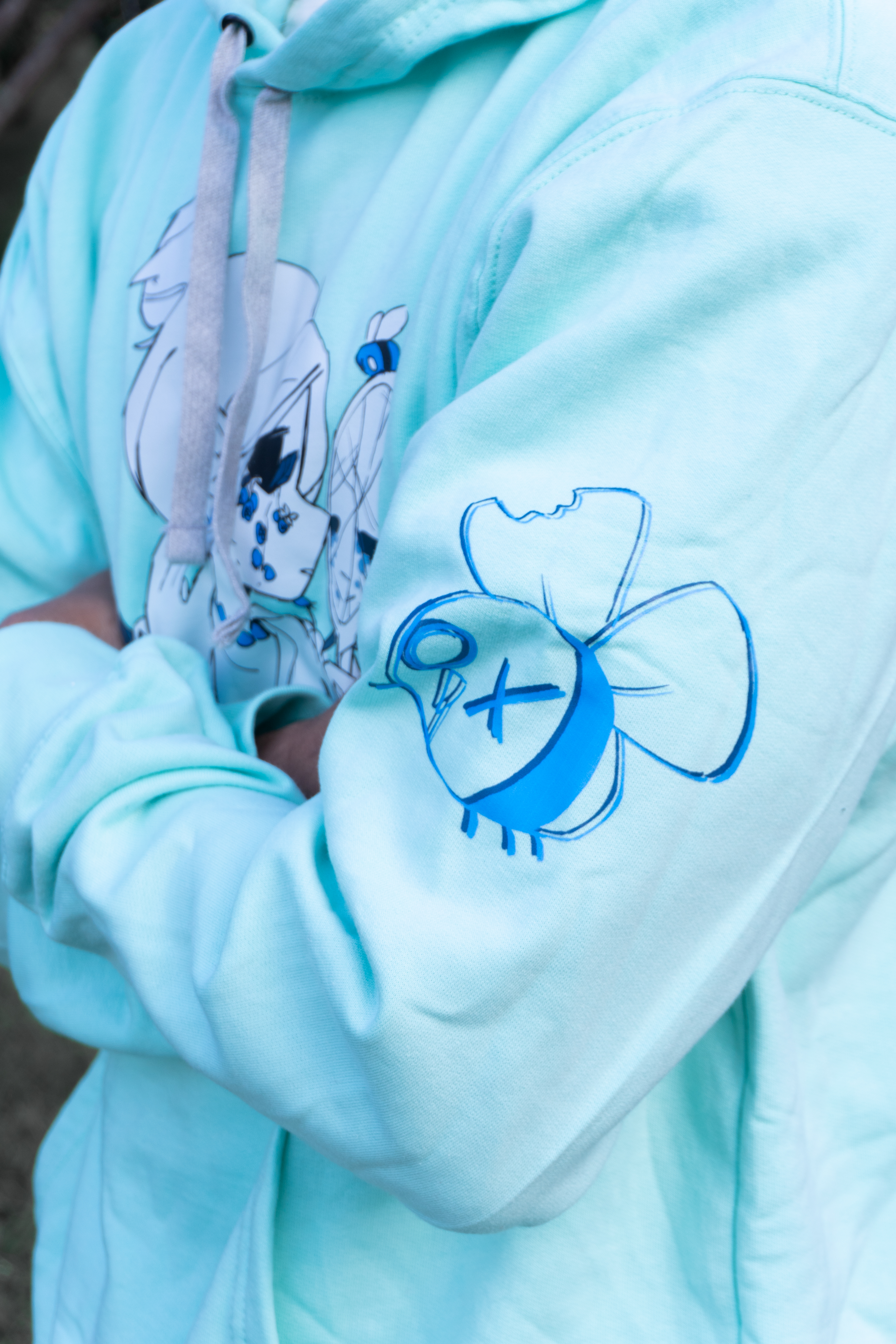 Hoodie Zombee Blue Berry