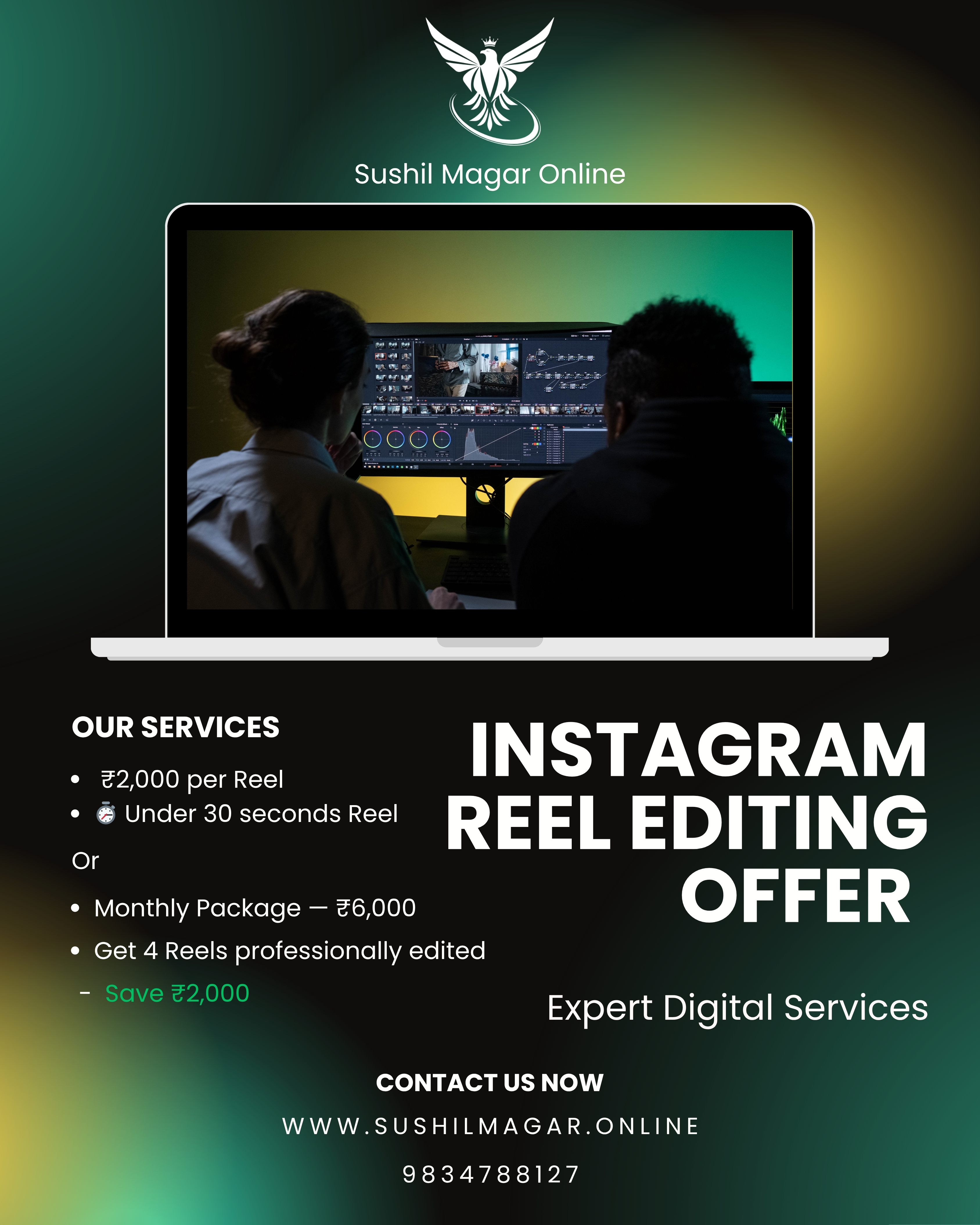 Instagram Reel Video Editing (Under 30 Seconds)