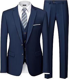 Men's Classic Navy Blue Suit