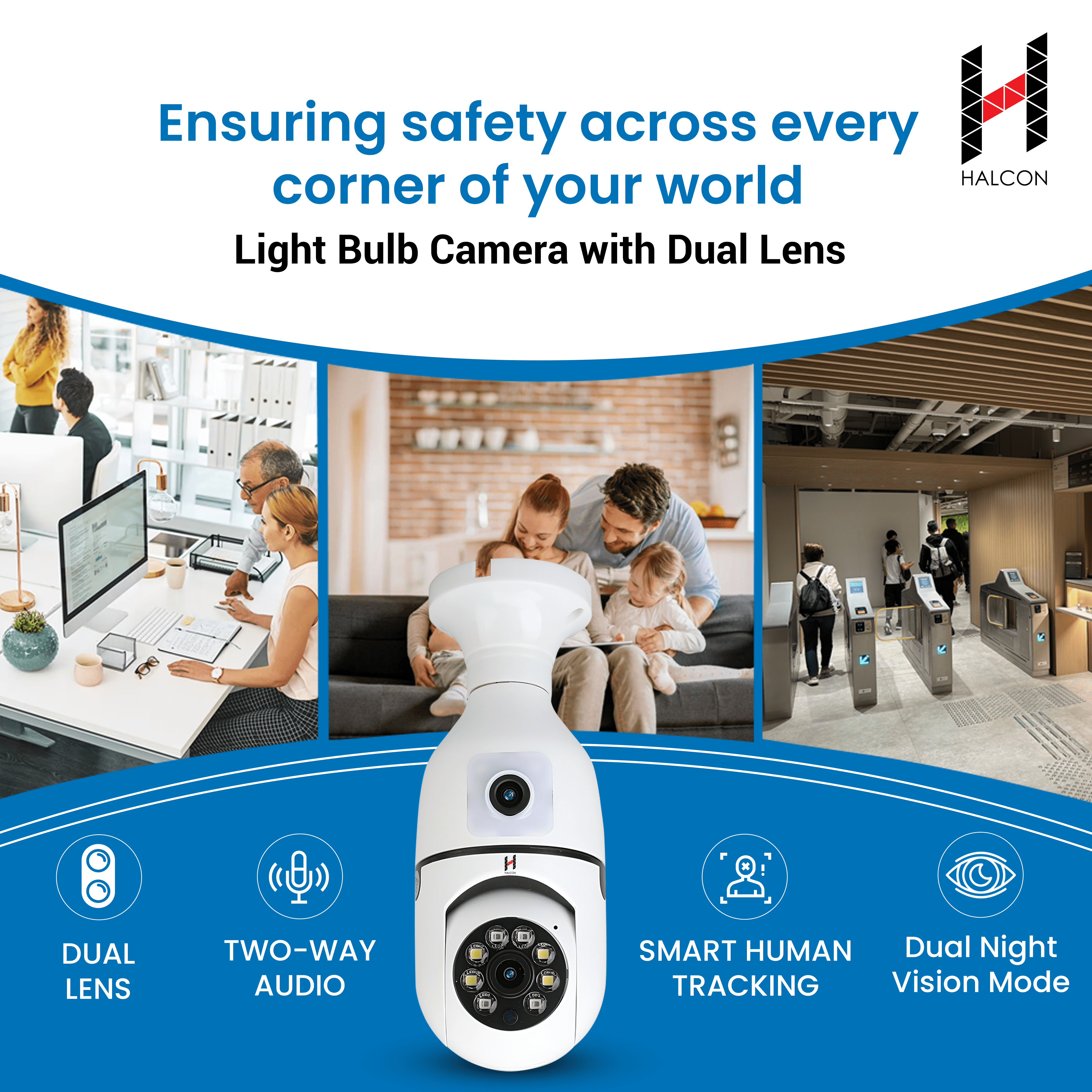 Chetak- 3+3 Mp H-8 Indoor Cam