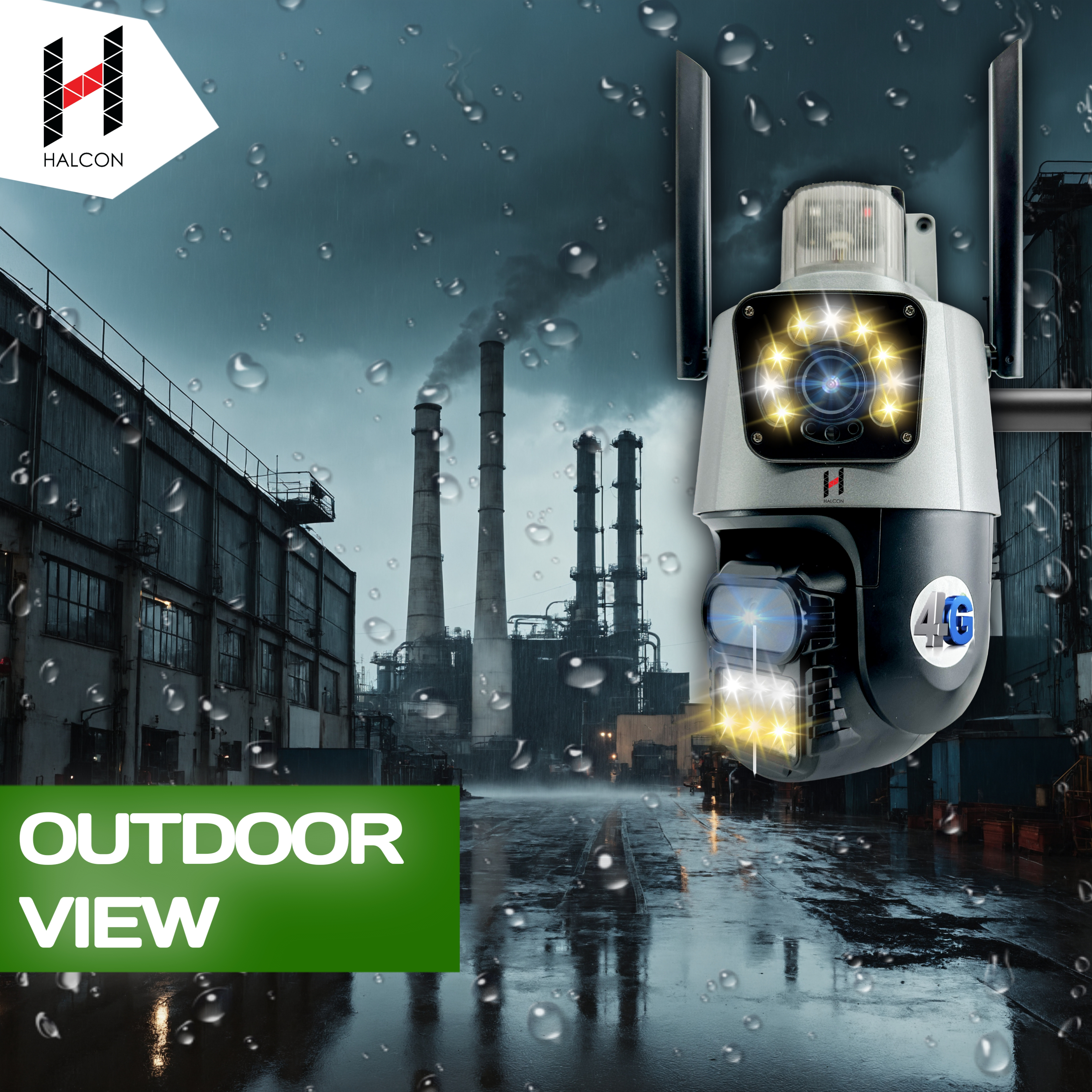 Defender- 4G Dual Lens-Outdoor Security Camera