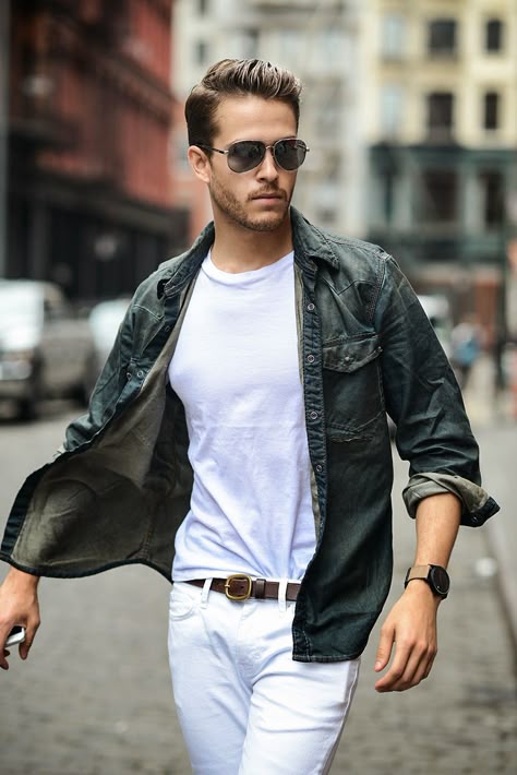 Classic White Crew Neck T-Shirt