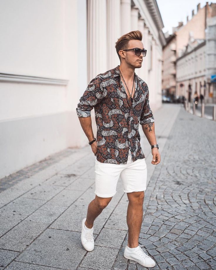 Patterned casual shirt