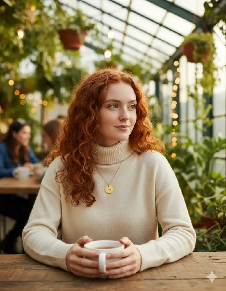  Collier Doré Médaille Cœur – Acier Inoxydable, Création Française