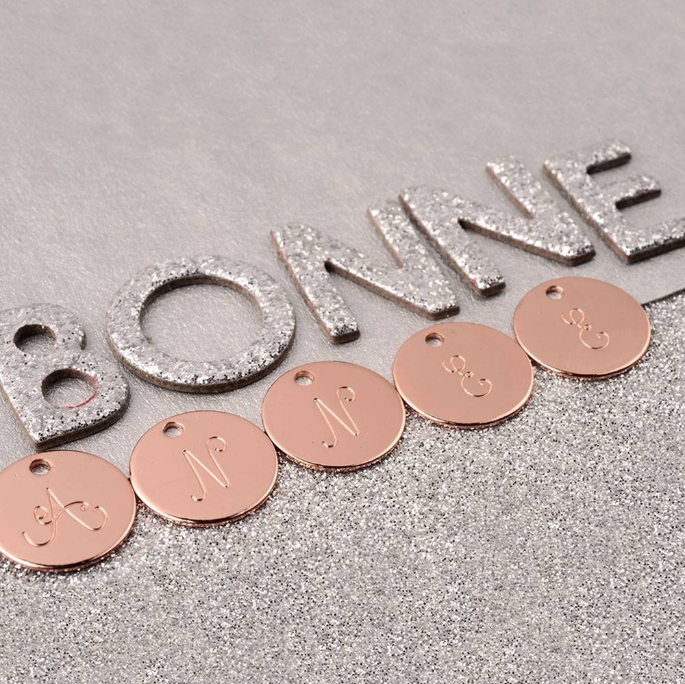 Médaille Initiale Dorée N — Les Bijoux de Mimi