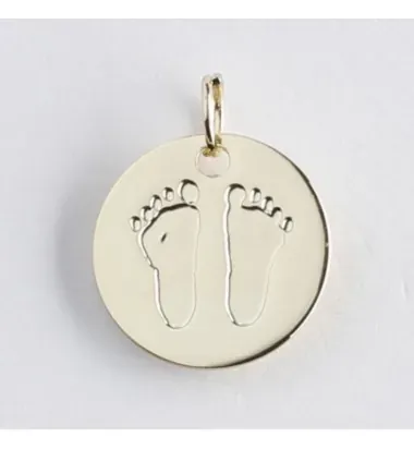 Kit Naissance Bracelet + Médaille Bébé Doré