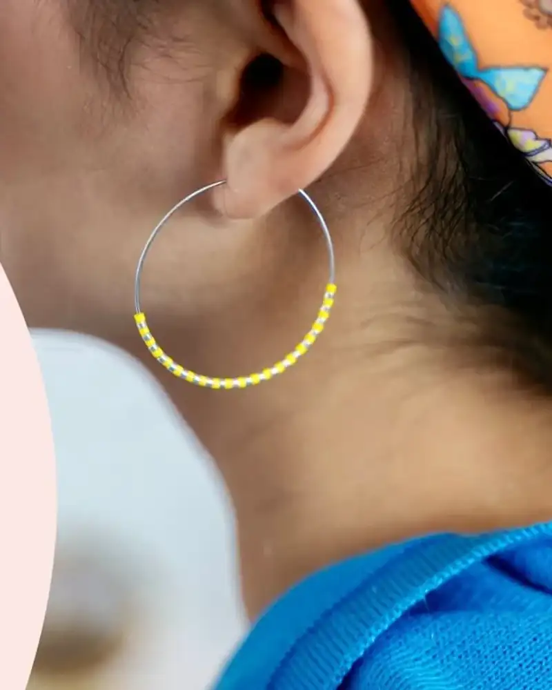 Boucles d’oreilles créoles 40 mm dorées - allure bohème assumée