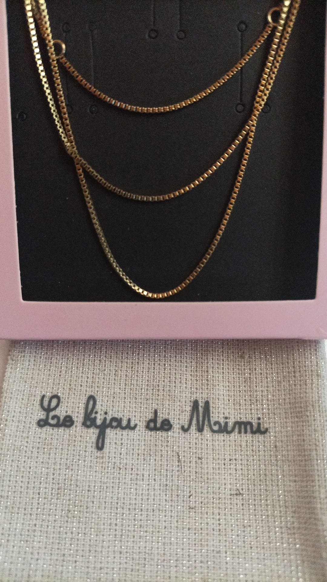 COLLIER CHAINE DORE