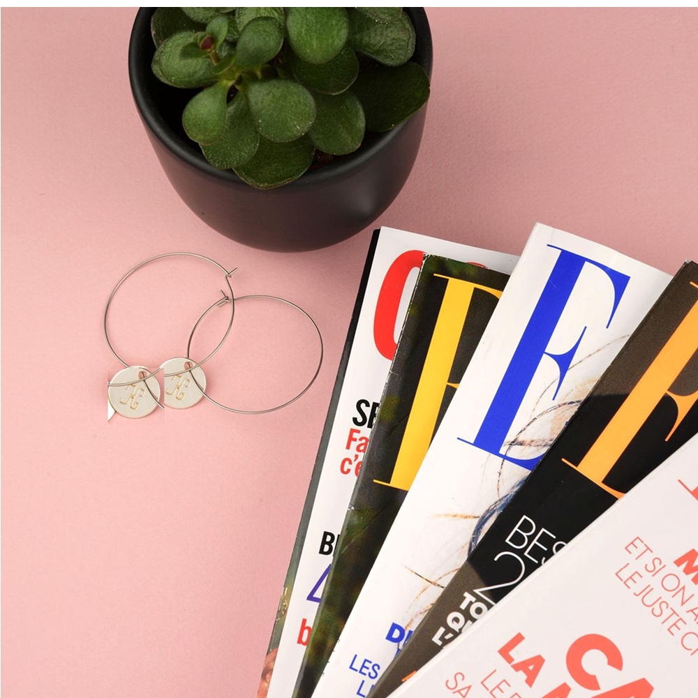 Médaille Initiale Dorée X — Les Bijoux de Mimi
