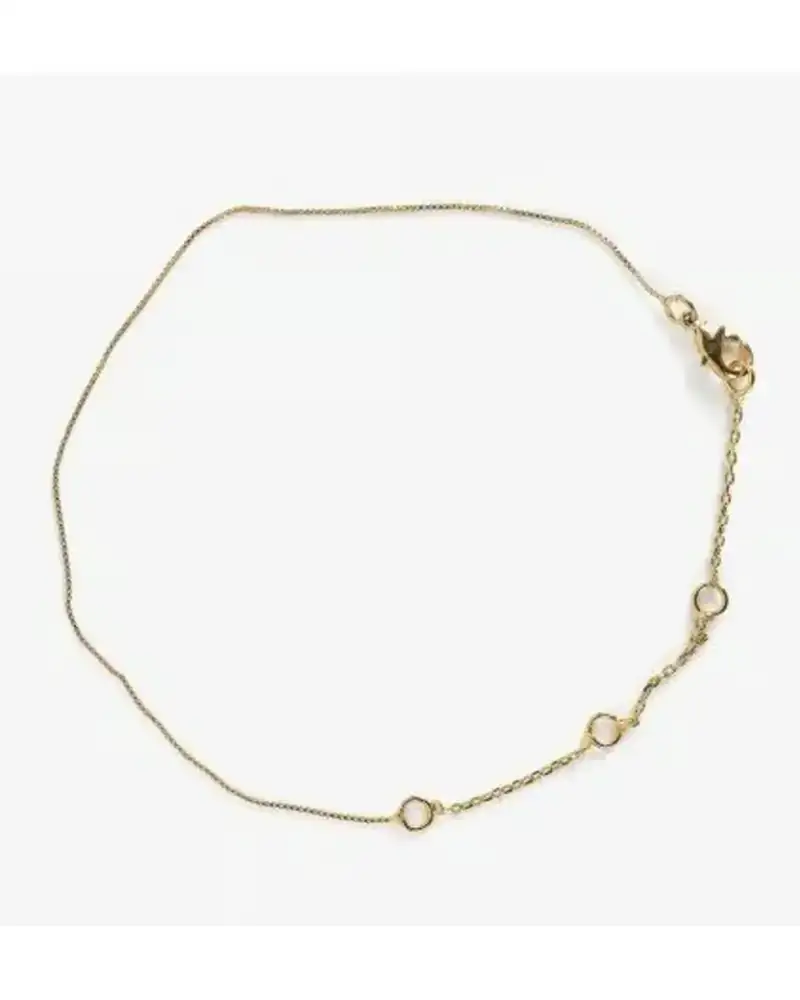 Ensemble Bracelet Médaille Œil Doré – Acier Inoxydable, Création Française