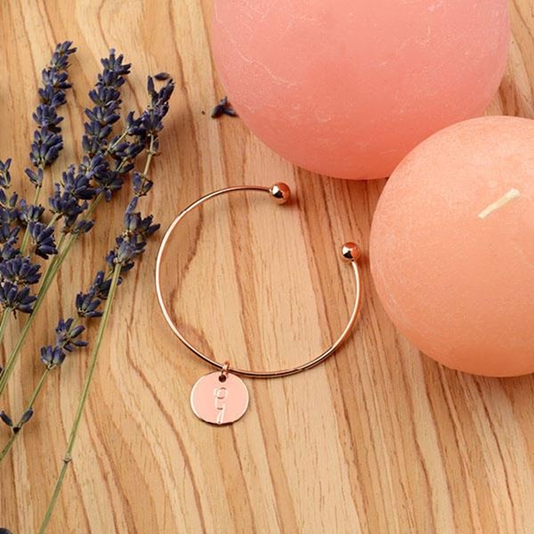 Médaille Initiale Dorée G — Les Bijoux de Mimi
