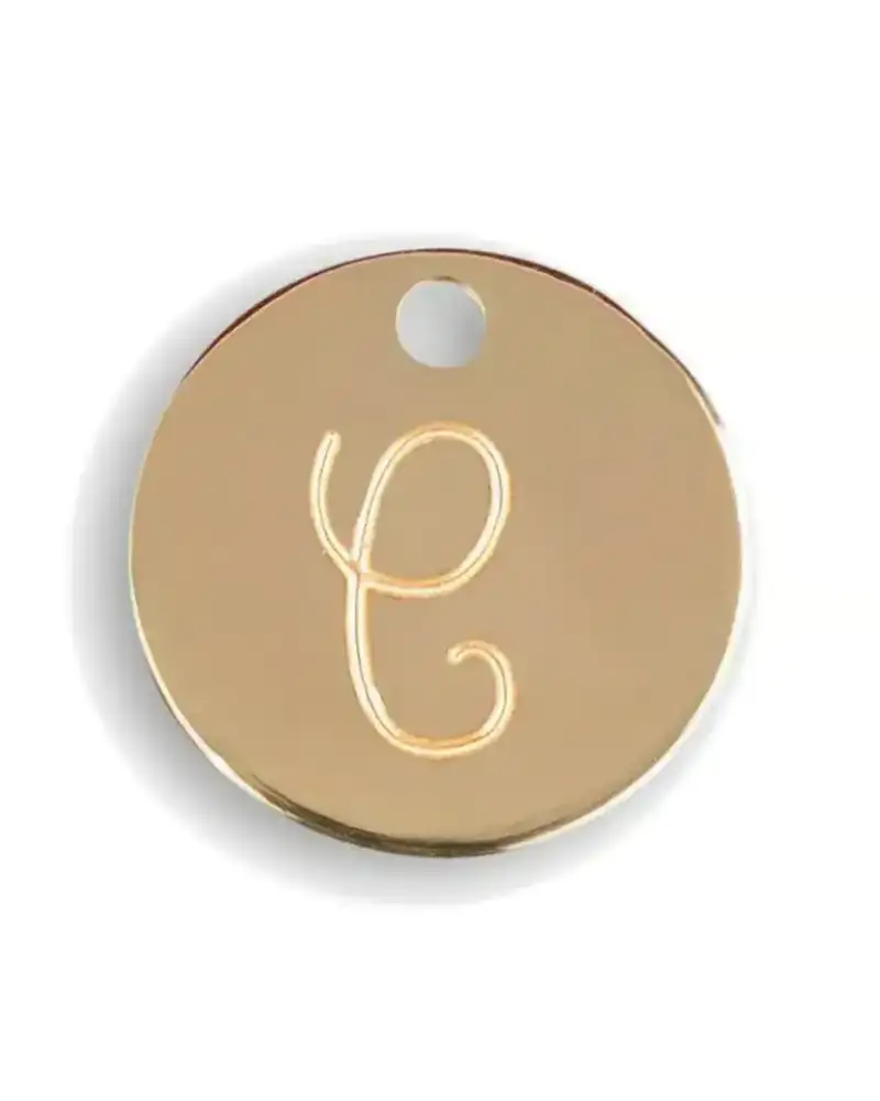 les  Médaille Initiale Personnalisée - Cadeau Noël