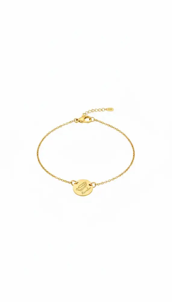 Ensemble Bracelet Médaille Dune du Pilat Doré | Souvenir