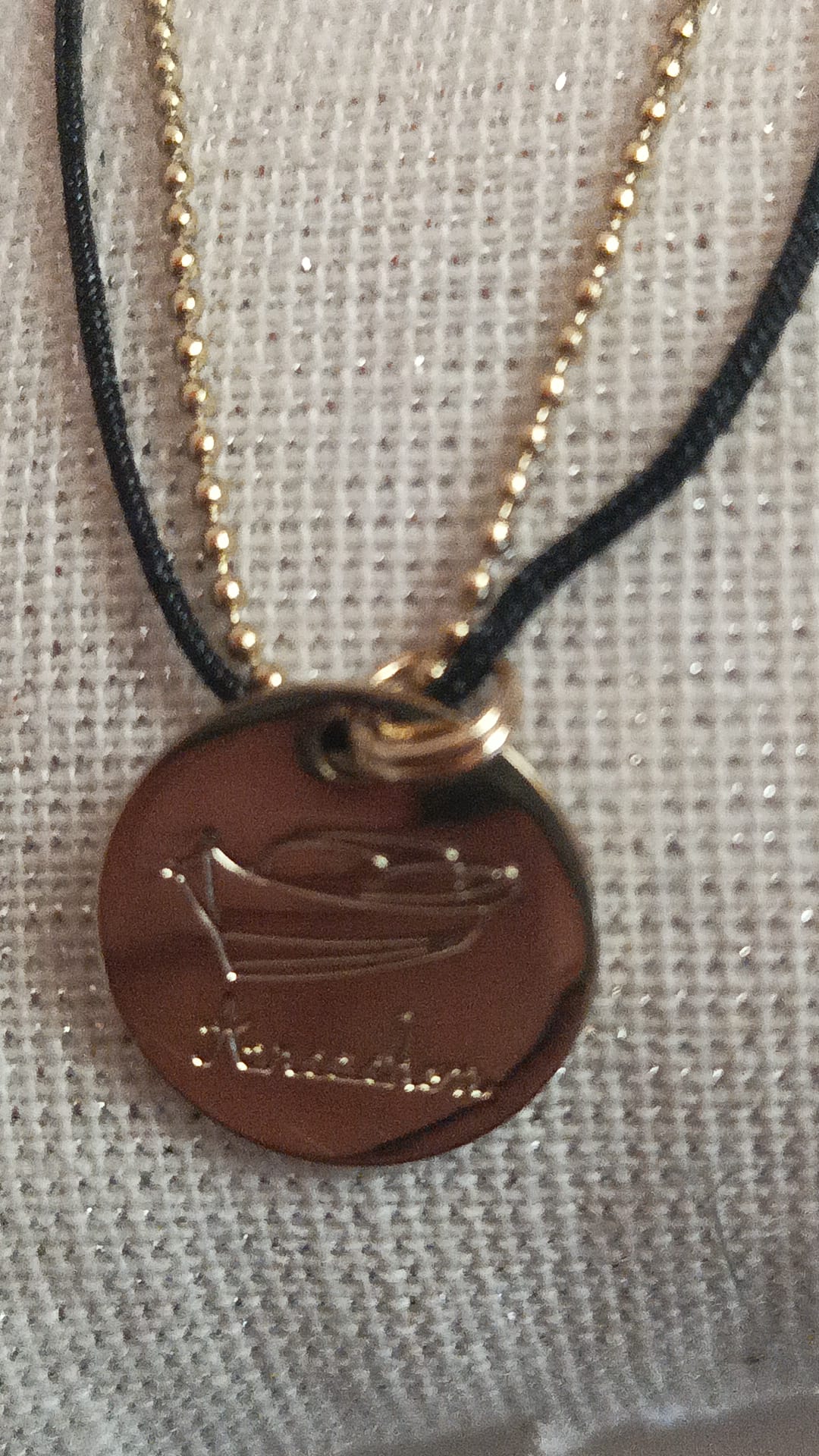 MÉDAILLE SYMBOLE DORÉ ARCACHON