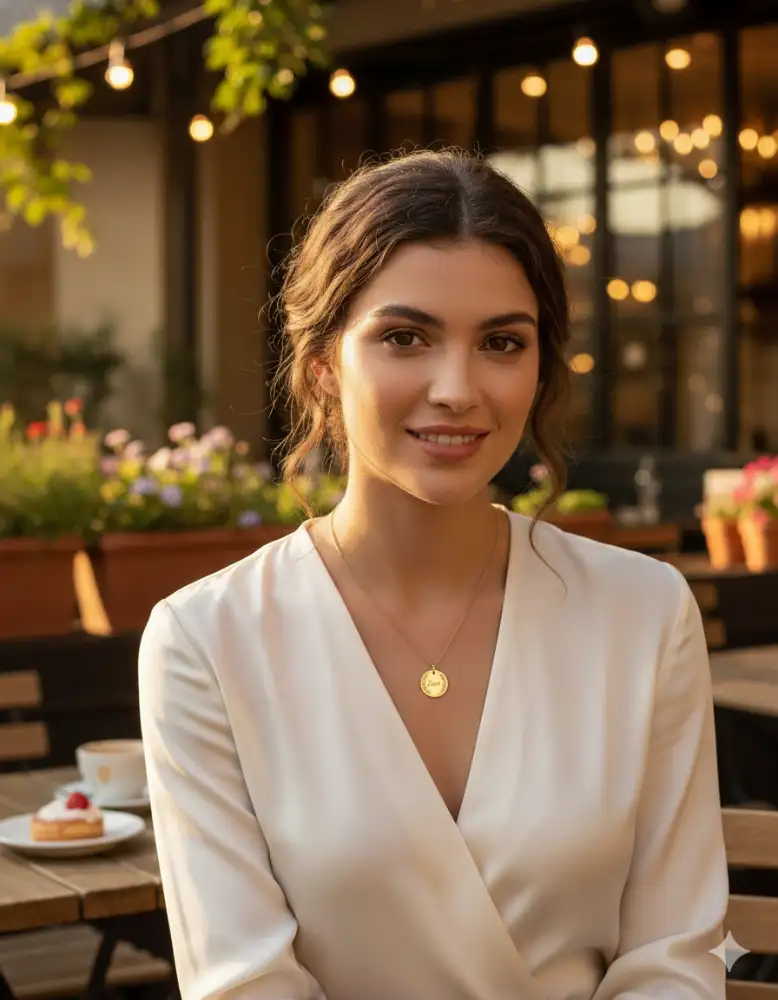 Ensemble Collier Doré Médaille “Love You” – Délicatesse et romantisme à porter chaque jour