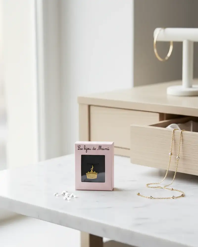 Ensemble Bracelet Couronne Dorée | Élégance & Pouvoir Féminin