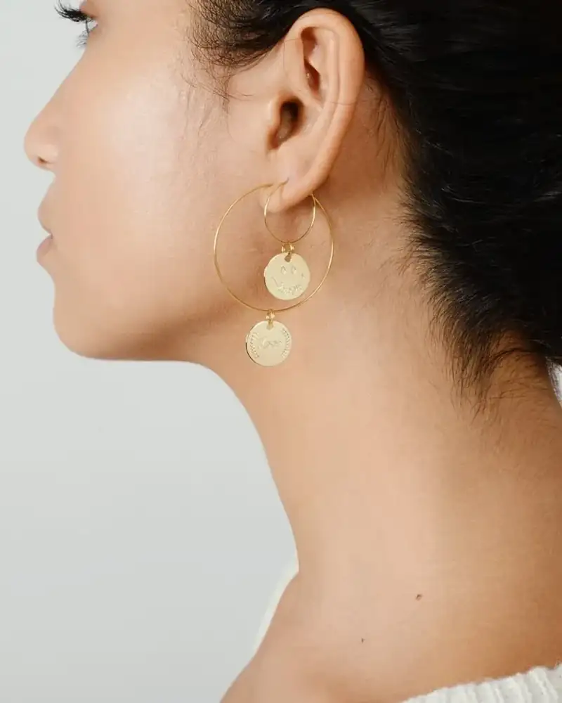 Médaille Love Dorée - Bijou Message Romantique Femme