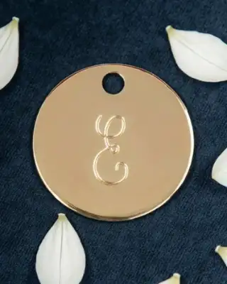 Kit Médaille Initiale Personnalisée 