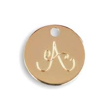 Kit Médaille Initiale Personnalisée 