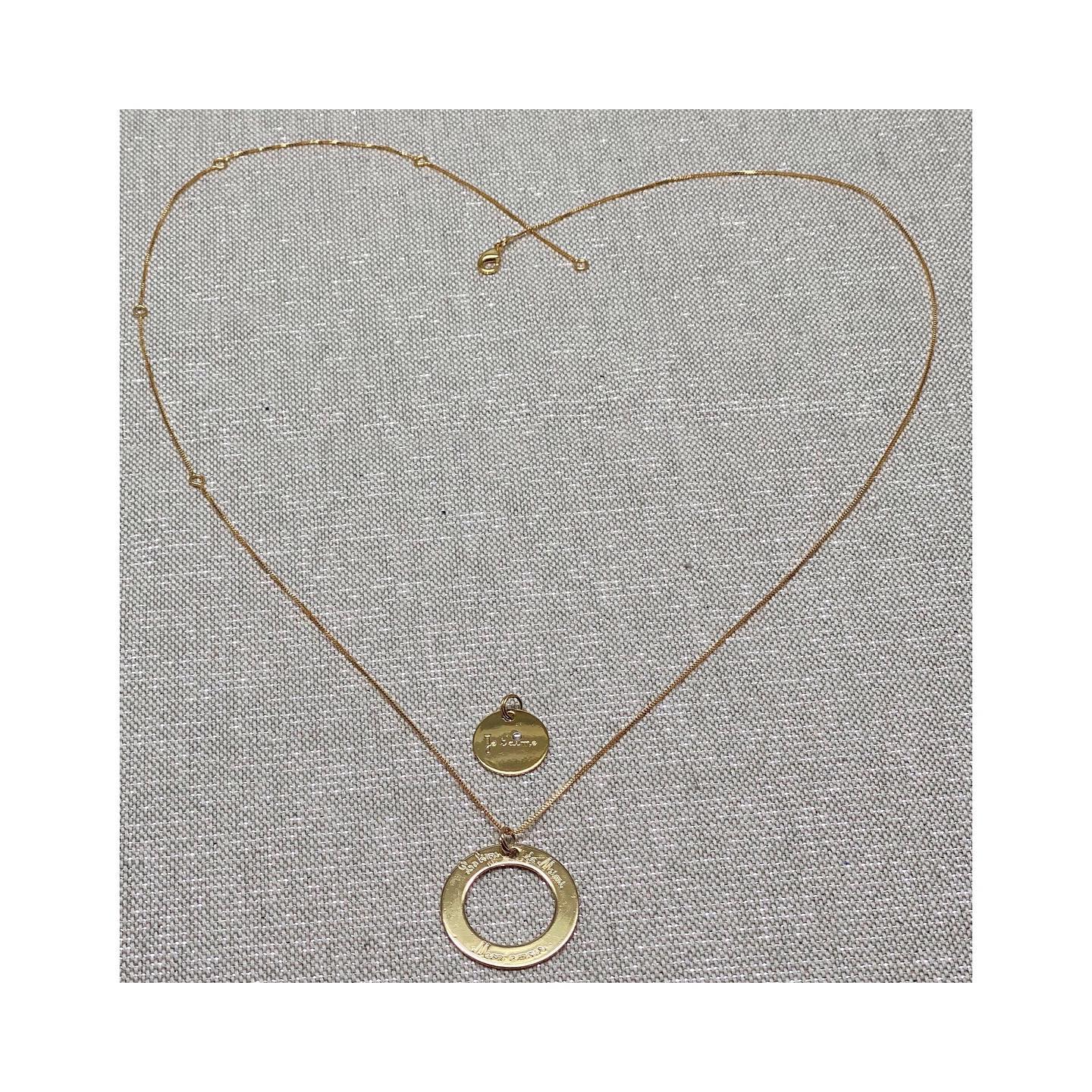 MÉDAILLE SYMBOLE DORÉ AMOUR