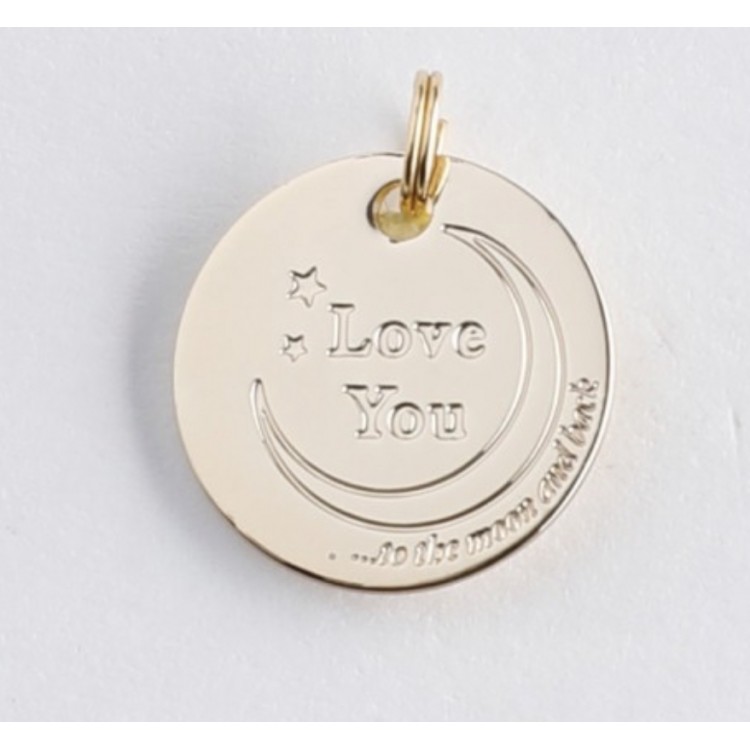 MÉDAILLE SYMBOLE DORÉ LOVEYOU