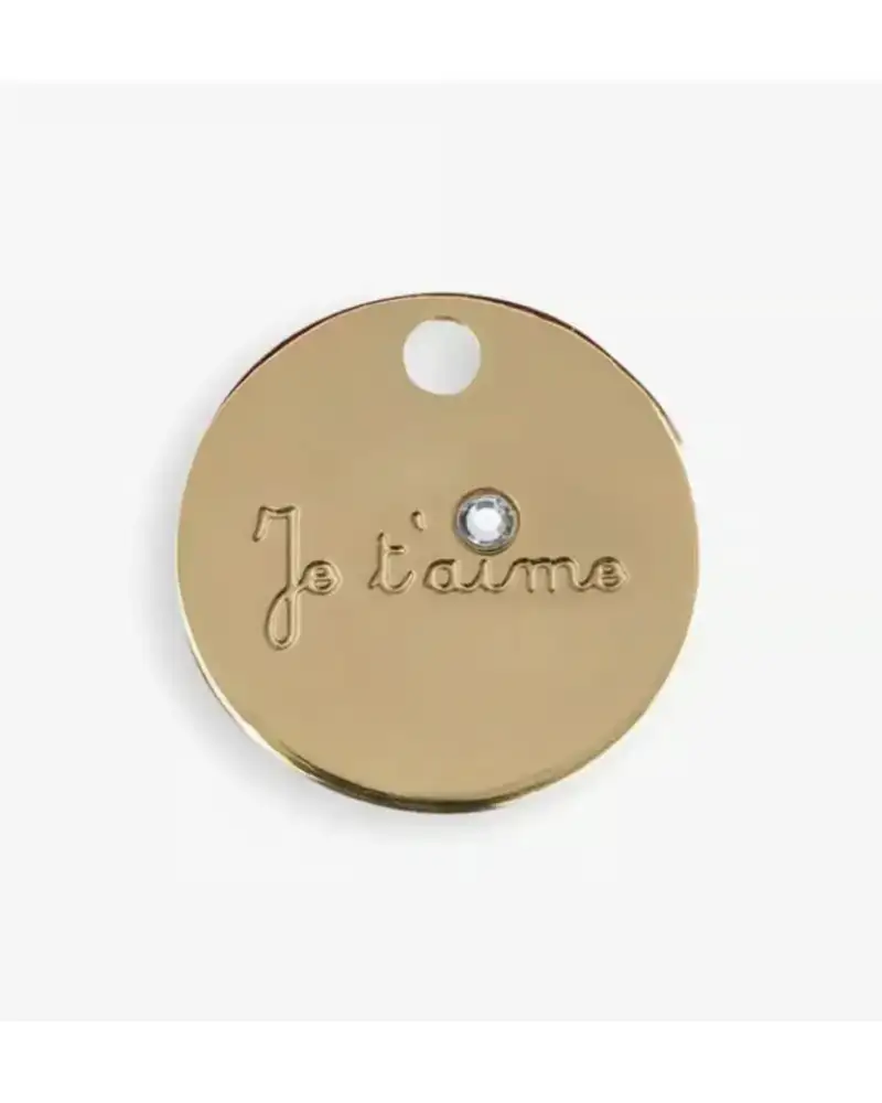 Médailles Amour Dorées | Messages d'Amour Gravés