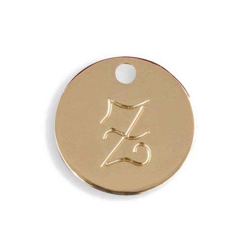 Médaille Initiale Dorée Z — Les Bijoux de Mimi