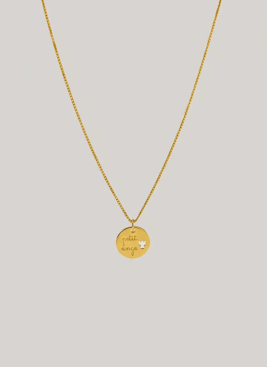 Ensemble Bracelet Petit Ange Doré | Protection Douce & Discrète